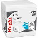 Wypall PowerClean L40 Extra Absorbent Towels - For General Purpose - 12" Length x 12.50" Width - Soft, Absorbent, Absorbent - White - 1 Pack