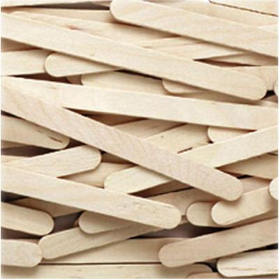 Creativity Street Wood Sticks - Art, Craft - 4.50" Height x 0.37" Width x 4.50" Length - Natural - Wood - 1 Box