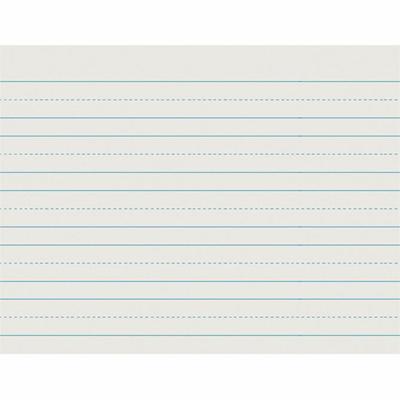 Pacon Skip - A - Line Ruled Newsprint - Letter - 500 Sheets - Both Side Ruling Surface - 1" , 0.50" Ruled - Letter - 11" x 8 1/2" Sheet Size - White Paper - 500 / Ream