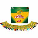 Crayola Jumbo 28 Oil Pastels - Apricot, Black, Blue, Green Blue, Blue-violet, Brown, Gray, Green, Metallic Silver, Orange, Peach, ... - 28 / Set