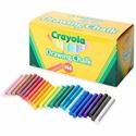 Crayola Colored Drawing Chalk Sticks - 3.2" Length x 0.4" Diameter - Assorted - Non-toxic - 1 Box