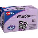 Avery&reg; Glue Stic Disappearing Purple Color - 0.26 oz - Purple - 18 / Pack