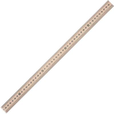 Westcott Hardwood Meterstick - 39.5" Length - 1/8 Graduations - Metric Measuring System - Wood - Woodgrain - 1 / Each