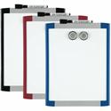 Quartet Decorative Dry-erase Whiteboard - 11" (0.9 ft) Width x 8.5" (0.7 ft) Height - White Stainless Steel Surface - Assorted Plastic Frame - Rectangle - Magnetic - Stain Resistant - 1 Each