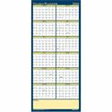 House of Doolittle Laminated Yearly Wall Planner - Julian Dates - Yearly - 12 Month - January 2026 to December 2026 - 60" x 26" Sheet Size - 2" x 1.75" , 1.63" x 2" Block - Paper - Erasable, Laminated - 1 Each