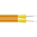 Black Box Fiber Optic Network Cable - 1000 ft Fiber Optic Network Cable for Wall Outlet, Desktop Computer, Network Device - First End: Bare Wire - Second End: Bare Wire - OFNR - 62.5/125 &micro;m - Orange - 1 Each - TAA Compliant