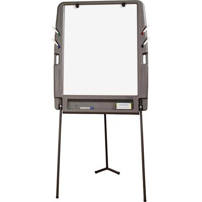 Iceberg Portable Dry-erase Flipchart Easel - 73" (6.1 ft) Width x 35" (2.9 ft) Height - Rectangle - Dent Resistant, Scratch Resistant, Portable - 1 Each