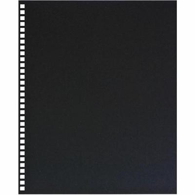 GBC Regency Letter Presentation Cover - 8 1/2" x 11" - Black - Pre-punched - 25 / Pack