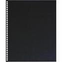 GBC Regency Letter Presentation Cover - 8 1/2" x 11" - Black - Pre-punched - 25 / Pack