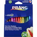 Prang Fine Line Markers - 2 mm Fine Marker Point - Assorted Ink - 24 / Set