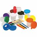 Creativity Street Color-coordinated Painting Set - Art, Painting - Assorted - Plastic - 1 Set