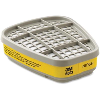 3M 6003 Organic Vapor/Acid Gas Cartridge - Low Profile, Comfortable - 1 Pack