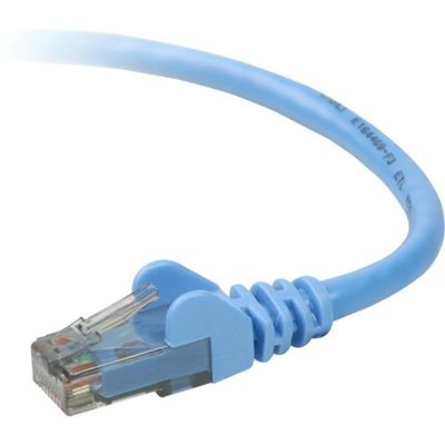 Belkin Category 6 UTP Patch Cable - 50 ft Category 6 Network Cable - First End: 1 x RJ-45 Network - Male - Second End: 1 x RJ-45 Network - Male - Patch Cable - Blue - 1 Each - TAA Compliant