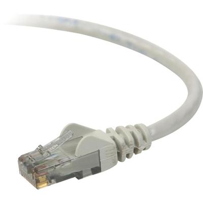Belkin Category 6 UTP Patch Cable - 10 ft Category 6 Network Cable - First End: 1 x RJ-45 Network - Male - Second End: 1 x RJ-45 Network - Male - Patch Cable - Gray - 1 Each - TAA Compliant