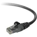 Belkin Category 5e UTP Patch Cable - 10 ft Category 5e Network Cable - First End: 1 x RJ-45 Network - Male - Second End: 1 x RJ-45 Network - Male - Patch Cable - Black - 1 Each - TAA Compliant