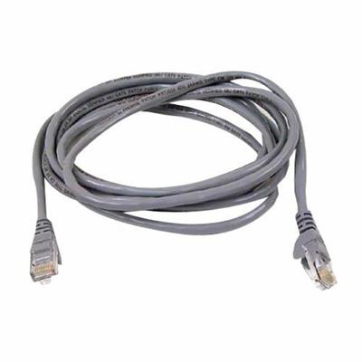 Belkin Category 6 UTP Patch Cable - 50 ft Category 6 Network Cable - First End: 1 x RJ-45 Network - Male - Second End: 1 x RJ-45 Network - Male - Patch Cable - Gold Plated Contact - Gray - 1 Each - TAA Compliant