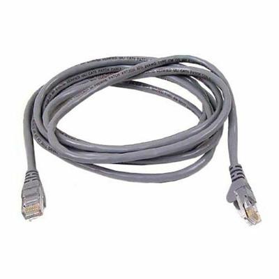 Belkin Category 5e UTP Patch Cable - 3 ft Category 5e Network Cable - First End: 1 x RJ-45 Network - Male - Second End: 1 x RJ-45 Network - Male - Patch Cable - Gray - 1 Each - TAA Compliant