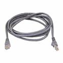 Belkin Category 5e UTP Patch Cable - 3 ft Category 5e Network Cable - First End: 1 x RJ-45 Network - Male - Second End: 1 x RJ-45 Network - Male - Patch Cable - Gray - 1 Each - TAA Compliant