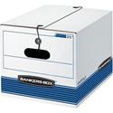 Bankers Box String/Button Storage Box - Internal Dimensions: 12" Width x 15.50" Depth x 10.25" Height - External Dimensions: 12.3" Width x 16" Depth x 11" Height - Media Size Supported: Legal, Letter - 883 x Sheet - String/Button Tie Closure - Heavy 