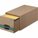 Bankers Box Recycled Stor/Drawer Steel Plus File Storage System - Internal Dimensions: 12.50" Width x 23.25" Depth x 10.38" Height - External Dimensions: 14" Width x 25.5" Depth x 11.5" Height - Media Size Supported: Letter - Heavy Duty - Stackable -