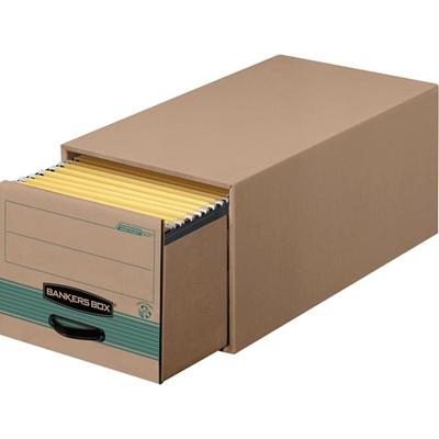 Bankers Box Recycled Stor/Drawer Steel Plus File Storage System - Internal Dimensions: 15.50" Width x 23.25" Depth x 10.38" Height - External Dimensions: 16.8" Width x 25.5" Depth x 11.5" Height - Media Size Supported: Legal - Heavy Duty - Stackable 