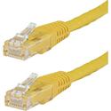 StarTech.com 8ft Yellow Cat6 UTP Patch Cable ETL Verified - 8 ft Category 6 Network Cable for Network Device, Wall Outlet, Workstation, Hub, Distribution Panel - First End: 1 x RJ-45 Network - Male - Second End: 1 x RJ-45 Network - Male - 10 Gbit/s -