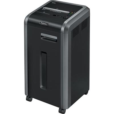 Fellowes Powershred 225Ci 100% Jam-Proof Cross-Cut Shredder - Continuous Shredder - Cross Cut - 22 Per Pass - for shredding Staples, Credit Card, CD, DVD, Paper Clip, Junk Mail, Paper - 0.156" x 1.500" Shred Size - P-4 - 14 ft/min - 9.50" Throat - 16