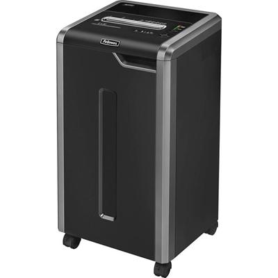 Fellowes Powershred 325Ci 100% Jam-Proof Cross-Cut Shredder - Continuous Shredder - Cross Cut - 22 Per Pass - for shredding Staples, Credit Card, CD, DVD, Paper Clip, Junk Mail, Paper - 0.156" x 1.500" Shred Size - P-4 - 15 ft/min - 9.50" Throat - 22