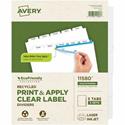 Avery&reg; Index Maker Index Divider - 25 x Divider(s) - 5 - 5 Tab(s)/Set - 8.5