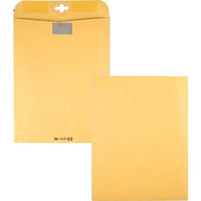 Quality Park 10 x 13 Postage Saving ClearClasp Envelopes with Reusable Redi-Tac™ Closure - Clasp - 10" Width x 13" Length - 28 lb - Clasp - Manila - 100 / Box