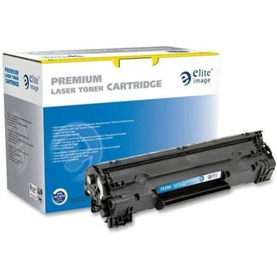 Elite Image Remanufactured Laser Toner Cartridge 36A (CB436A) - Black - 1 Each - 2000 Pages