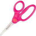 Westcott 5" Antimicrobial Kids Pointed Scissors - 5" Overall Length - Straight-left/right - Stainless Steel - Pointed Tip - Assorted - 1 Each