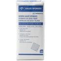 Medline Nonsterile Woven Gauze Sponges - 12 Ply - 4" Width x 4" Length - White - 200 / Box