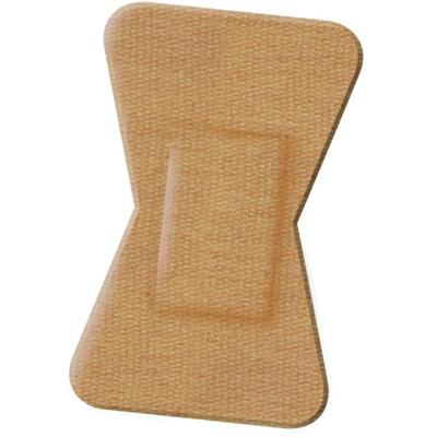 Medline Comfort Cloth Woven Finger Tip Bandage - - 1.75" Width x 2" Length - Tan - 100 / Box