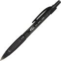Integra 82952 Retractable Ballpoint Pens - Fine Pen Point - Retractable - Black Ink - Black, Transparent Barrel - 1 Dozen