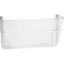 Officemate 21434 Mountable Wall File, Letter Size, Clear - 7" Height x 13" Width x 4.1" Depth - Clear - Plastic - 1 Each