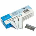 Sparco Individually Wrapped Single Edge Blades - Silver - 1 Box