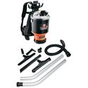 Hoover Shoulder Vac C2401 Backpack Vacuum Cleaner - 1000 W Motor - 1.60 gal - Bagged - 14" Cleaning Width - Carpet, Hard Floor - 48 ft Cable Length - 4.3 ft Hose Length - HEPA - 897.7 gal/min - AC Supply - 110 V AC - 8.50 A