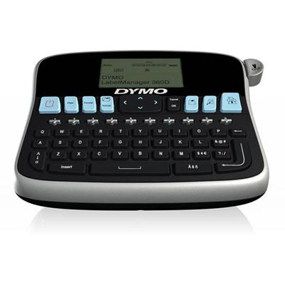 Dymo 360D LabelManager LabelMaker - Label - 0.24" , 0.35" , 0.47" , 0.75" - LCD Screen - Battery - 1 Batteries Supported - Lithium Ion (Li-Ion) - Battery Included - Silver - Auto Power Off, QWERTY, Underline, Lightweight, Repeat Printing - for Office