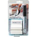 Xstamper Small Security Stamper Kit - 0.50" Impression Width x 1.69" Impression Length - Black - 1 Pack