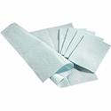 Medline Standard Poly-backed Tissue Towels - Blue - Tissue - 500 / Box