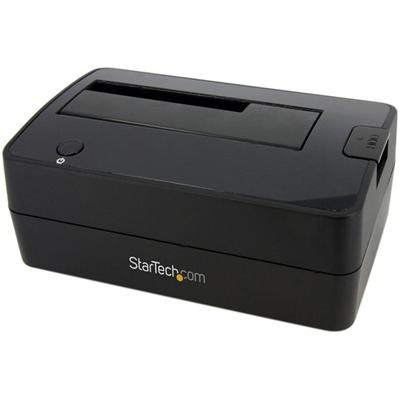 StarTech.com Drive Dock SATA/600 - USB 3.0 Type B Host Interface External - Black - 1 x HDD Supported - 1 x SSD Supported - 1 x Total Bay - 1 x 3.5" Bay - Plastic