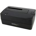 StarTech.com Drive Dock SATA/600 - USB 3.0 Type B Host Interface External - Black - 1 x HDD Supported - 1 x SSD Supported - 1 x Total Bay - 1 x 3.5" Bay - Plastic