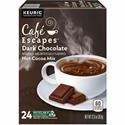 Caf&eacute; Escapes&reg; K-Cup, Pod Dark Chocolate Hot Cocoa, Keurig Single-Serve K-Cup Pods, 24 Count - Dark - K-Cup, Pod - Dark Chocolate, Hot Cocoa - Kosher - 24 / Box