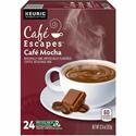 Caf&eacute; Escapes&reg; K-Cup, Pod Caf&eacute; Mocha Keurig Single-Serve K-Cup Pods, 24 Count - Compatible with Keurig Brewer - Regular - 0.5 oz - K-Cup, Pod - 24 / Box