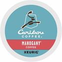 Caribou Coffee&reg; K-Cup Mahogany Coffee - Compatible with Keurig Brewer - Regular - Dark/Bold - K-Cup - Mahogany - 24 / Box