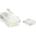 StarTech.com Cat.6 RJ45 Stranded Modular Plug Connector - 50 Pack - 50 / Pack - 1 x RJ-45 Network Male - Clear