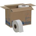 Pacific Blue Basic Jumbo Jr. High-Capacity Toilet Paper - 1 Ply - 3.50" Width x 2000 ft Length - 3.30" Roll Diameter - White - 8 / Carton