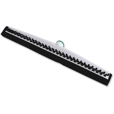 Unger Sanitary Squeegee Brush - 22" Length - Acid Resistant - Plastic, Polypropylene, Foam Rubber - White, Black - 1 Each