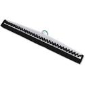 Unger Sanitary Squeegee Brush - 22" Length - Acid Resistant - Plastic, Polypropylene, Foam Rubber - White, Black - 1 Each